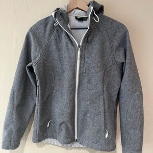 Women's KIRKLAND Signature Gray Fleece-Lined Performance Jacket, Size S